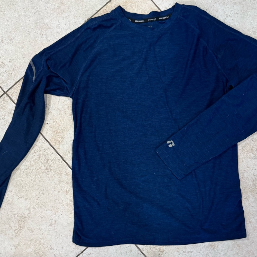 Navy Blue Underscrub Shirts - Picture 3 of 9